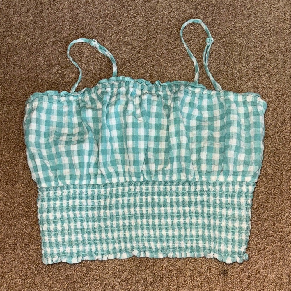 American Eagle Ruffle Tank Top